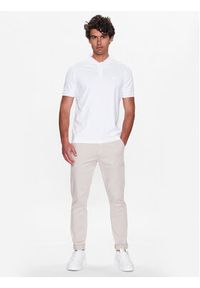 Calvin Klein Polo K10K111201 Biały Regular Fit. Typ kołnierza: polo. Kolor: biały. Materiał: bawełna #5