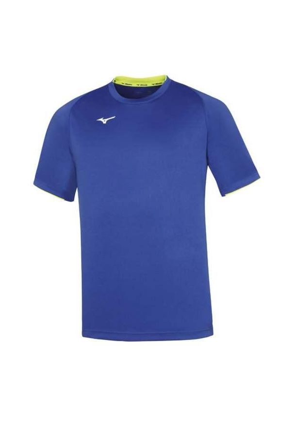 Koszulka Mizuno Core. Kolor: żółty, niebieski, wielokolorowy. Sport: fitness