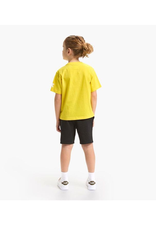 Komplet dziecięcy koszulka + spodenki Diadora Jb. SS Set PlayGround Junior. Kolor: żółty, niebieski, wielokolorowy