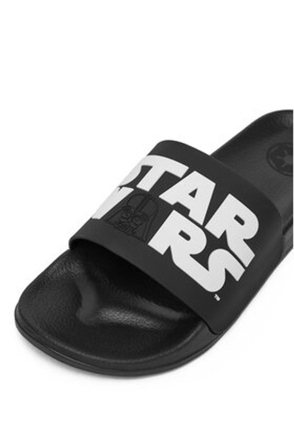Star Wars Klapki SS25-150SW Czarny. Kolor: czarny. Materiał: syntetyk. Wzór: motyw z bajki