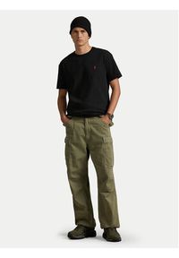 Polo Ralph Lauren T-Shirt Classics 710811284001 Czarny Regular Fit. Typ kołnierza: polo. Kolor: czarny. Materiał: bawełna #4