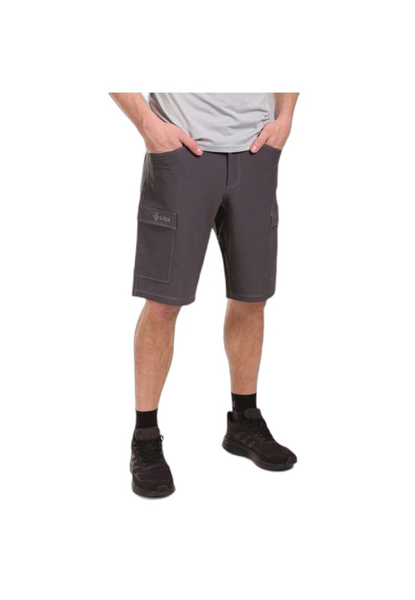 Szorty Kilpi Kilkis. Kolor: szary. Sport: turystyka piesza