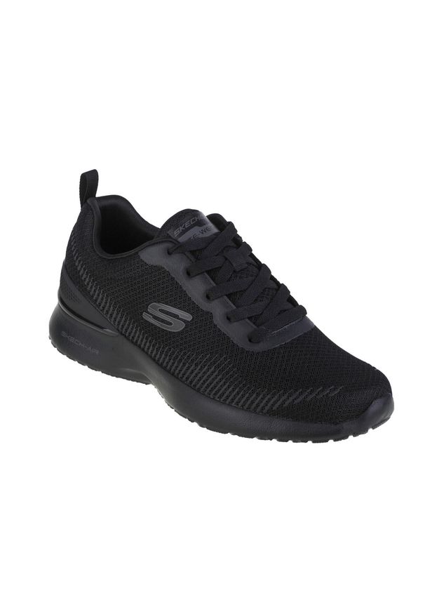 skechers - Buty sportowe Sneakersy męskie, Skechers Skech-Air Dynamight. Kolor: czarny. Sport: turystyka piesza