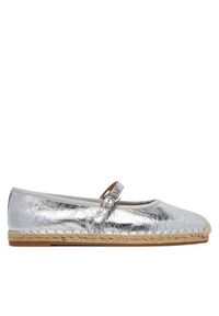 MICHAEL Michael Kors Espadryle Lynn 40S5LYFP2M Srebrny. Kolor: srebrny. Materiał: skóra