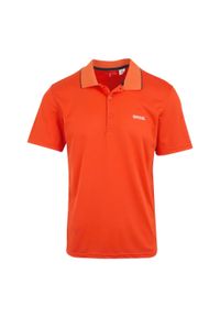 Polo Regatta Maverik V. Typ kołnierza: polo. Kolor: pomarańczowy. Materiał: poliester #1