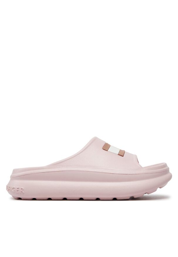 TOMMY HILFIGER - Tommy Hilfiger Klapki Foam Slide T3A0-33310-0083 M Różowy. Kolor: różowy