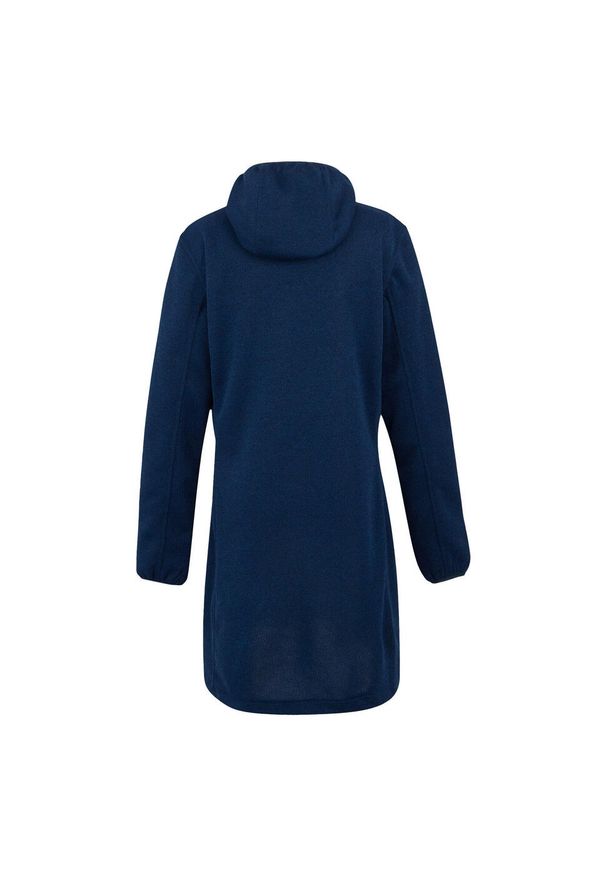 Regatta - Bluza Polarowa Damska Melanżowy Longline Bloomfield. Kolor: niebieski. Materiał: polar. Wzór: melanż. Sezon: zima. Styl: sportowy. Sport: turystyka piesza