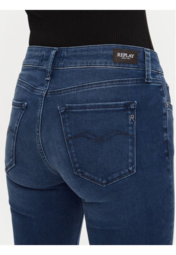 Replay - REPLAY Jeansy WH689 .000.817 743 Niebieski Skinny Fit. Kolor: niebieski