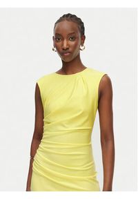 Rinascimento Sukienka koktajlowa CFC0127683003 Żółty jasny Slim Fit. Kolor: żółty. Materiał: syntetyk. Styl: wizytowy #5