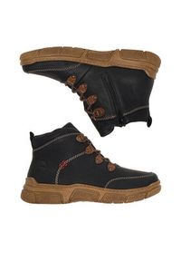 Rieker Trzewiki CEO-72313-00 Czarny. Kolor: czarny. Materiał: materiał #3