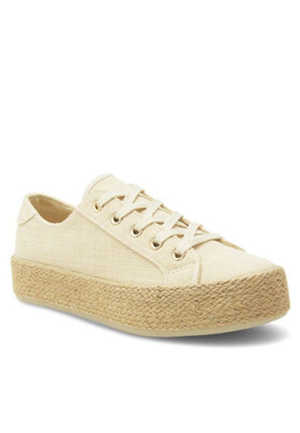 DeeZee Espadryle WSK1576-01 Beżowy. Kolor: beżowy. Materiał: materiał
