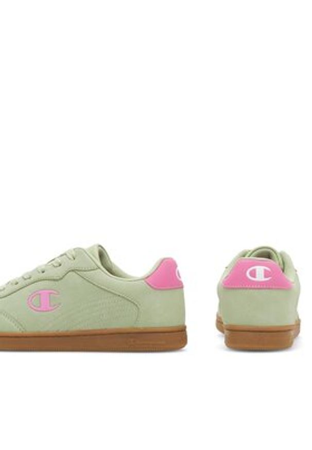 Champion Sneakersy Prestige S11736-GS019 Zielony. Kolor: zielony. Materiał: skóra