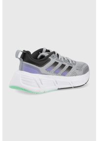Adidas - adidas buty do biegania Questar GZ0608 kolor szary. Zapięcie: sznurówki. Kolor: szary. Materiał: materiał, guma. Szerokość cholewki: normalna #2