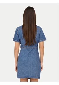 only - ONLY Sukienka jeansowa Malia 15355044 Niebieski Regular Fit. Kolor: niebieski. Materiał: bawełna #7
