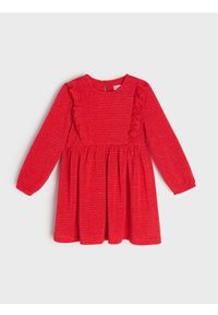 Sinsay - Sukienka babydoll - czerwony. Kolor: czerwony