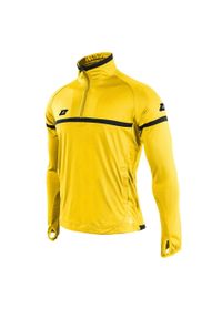 ZINA - Bluza piłkarska dla dorosłych Zina Formation Senior treningowa. Kolor: żółty. Sport: piłka nożna