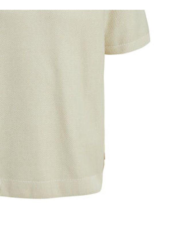 Jack & Jones Polo Ceaston 12273012 Beżowy Regular Fit. Typ kołnierza: polo. Kolor: beżowy. Materiał: bawełna