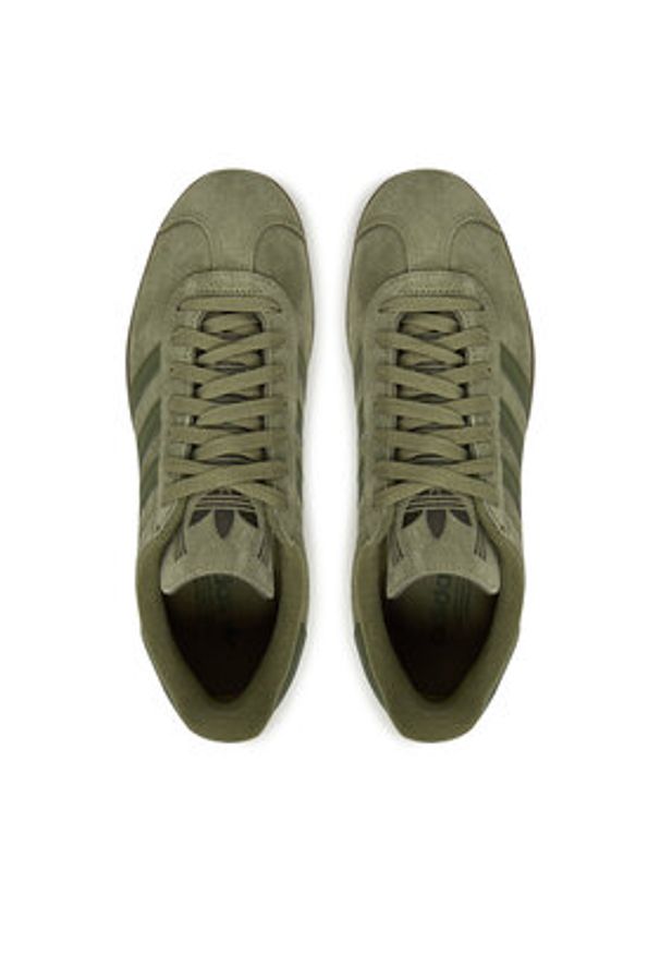Adidas - adidas Sneakersy Gazelle JR6288 Khaki. Kolor: brązowy. Materiał: zamsz, skóra. Model: Adidas Gazelle