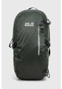 Jack Wolfskin plecak Athmos Shape 16 kolor zielony duży z nadrukiem. Kolor: zielony. Materiał: materiał. Wzór: nadruk #1