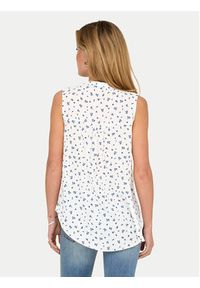 only - ONLY Bluzka Jette 15348709 Biały Regular Fit. Kolor: biały. Materiał: wiskoza