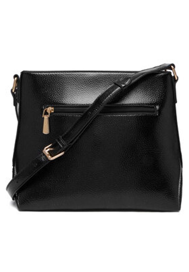 Monnari Torebka TORIMP0-24Z-BAG4111-K020D000 Czarny. Kolor: czarny. Materiał: skórzane