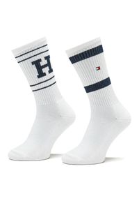 TOMMY HILFIGER - Zestaw 2 par wysokich skarpet męskich Tommy Hilfiger. Kolor: biały #1