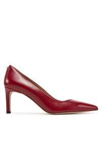 BOSS Szpilki Janet 50536573 Czerwony. Kolor: czerwony. Materiał: skóra. Obcas: na szpilce