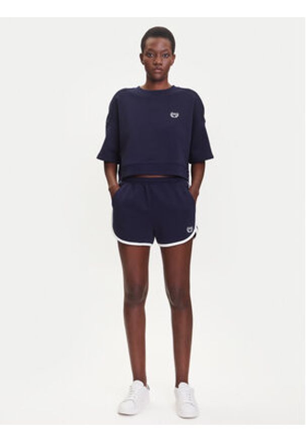 GAP - Gap Bluza 778442-00 Granatowy Oversize. Kolor: niebieski. Materiał: bawełna