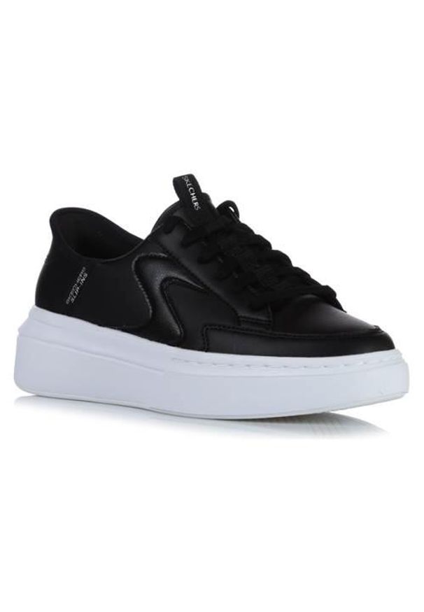 skechers - Buty do chodzenia damskie Skechers Cordova Classic New Slip ins. Kolor: czarny. Materiał: materiał, syntetyk. Szerokość cholewki: normalna. Sport: turystyka piesza