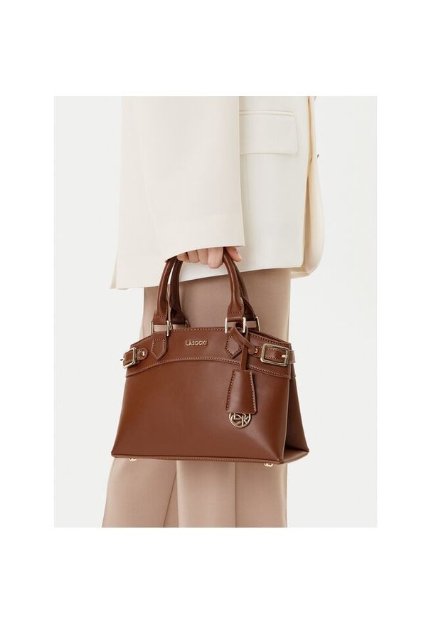 Torebka Lasocki. Kolor: brązowy
