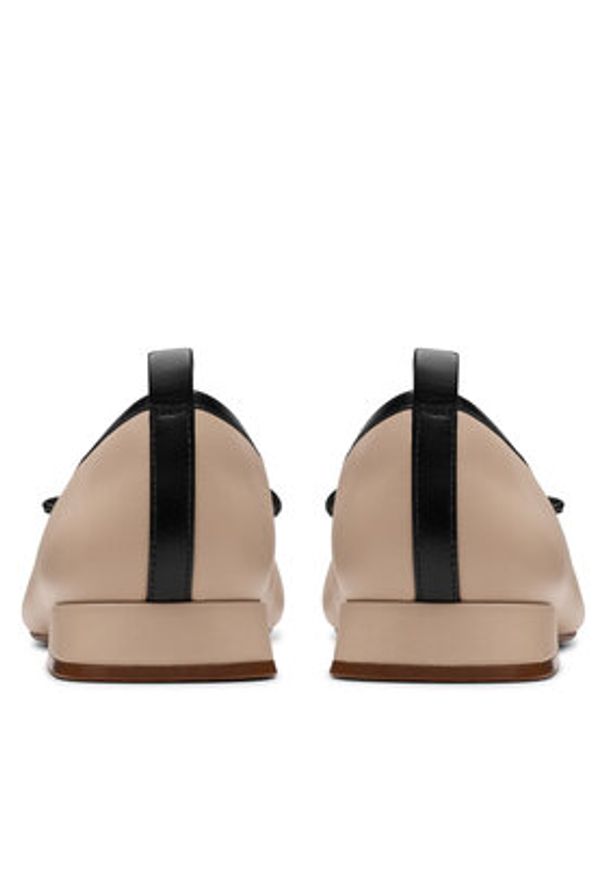 Clarks Baleriny Ubree15 Poppy 26181329 Beżowy. Kolor: beżowy. Materiał: skóra