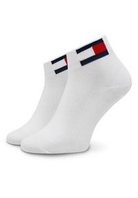 Tommy Jeans Zestaw 2 par niskich skarpet unisex 701228223 Biały. Kolor: biały. Materiał: materiał