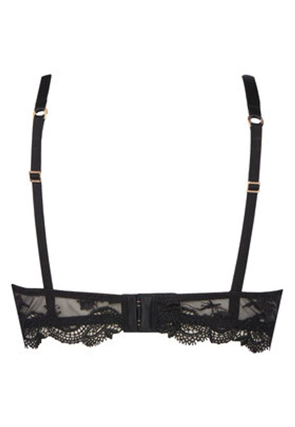 Guess Biustonosz z fiszbiną O5YC03 KCVX0 Czarny. Kolor: czarny. Materiał: syntetyk