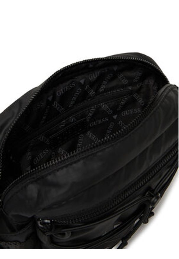 Guess Saszetka nerka HMSOWU P5392 Czarny. Kolor: czarny. Materiał: materiał