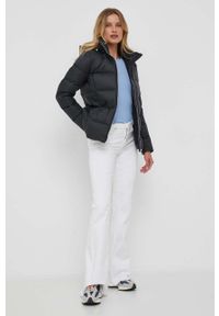 TOMMY HILFIGER - Tommy Hilfiger kurtka puchowa damska kolor czarny zimowa. Kolor: czarny. Materiał: puch. Sezon: zima #5