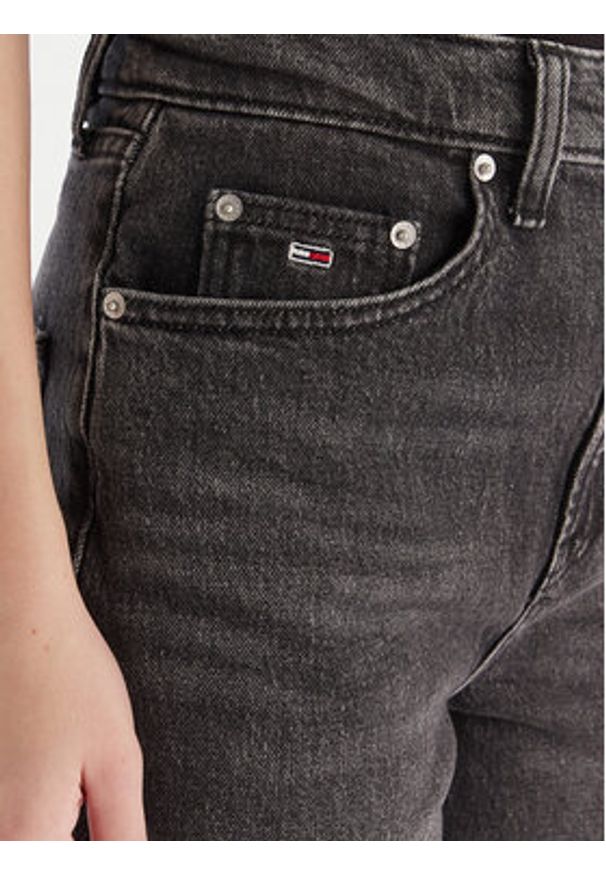 Tommy Jeans Jeansy Layla DW0DW20646 Czarny Straight Fit. Kolor: czarny