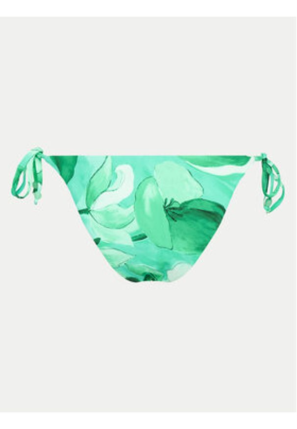 Seafolly Dół od bikini Secret Garden 40651-220 Zielony. Kolor: zielony. Materiał: syntetyk