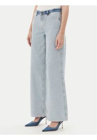 Guess Jeans Kurtka jeansowa W5YN56 D5M56 Niebieski Regular Fit. Kolor: niebieski. Materiał: bawełna