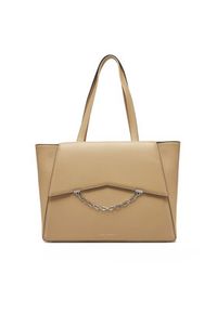 Karl Lagerfeld - KARL LAGERFELD Torebka A1W30433 Beżowy. Kolor: beżowy. Materiał: skórzane #4