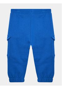 United Colors of Benetton - United Colors Of Benetton Spodnie dresowe 3J68GF034 Niebieski Regular Fit. Kolor: niebieski. Materiał: bawełna