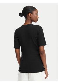 Calvin Klein Jeans T-Shirt LV047G808G Czarny Slim Fit. Kolor: czarny. Materiał: bawełna #5