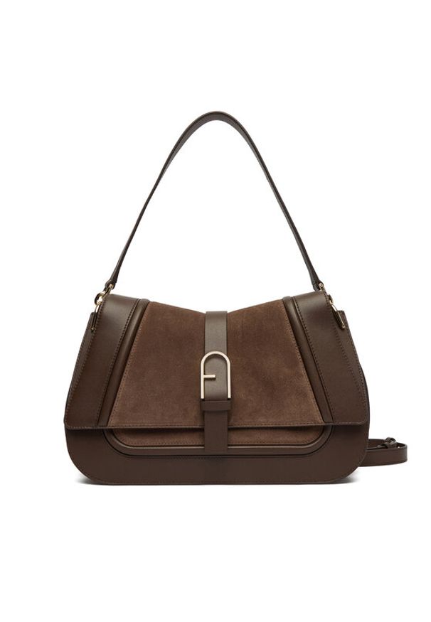 Furla Torebka WB01911 BX2567 CN 4286S 1007 Brązowy. Kolor: brązowy. Materiał: skórzane