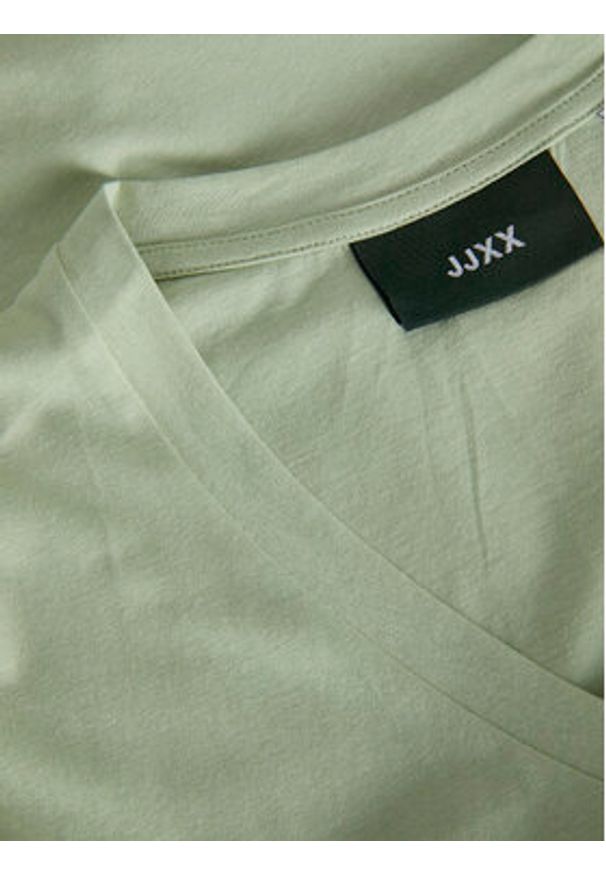 JJXX T-Shirt Annie 12255655 Zielony Regular Fit. Kolor: zielony. Materiał: bawełna