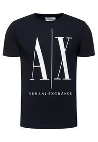 Armani Exchange T-Shirt 8NZTPA ZJH4Z 1510 Granatowy Regular Fit. Kolor: niebieski. Materiał: bawełna #3