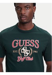 Guess T-Shirt M5YI22 K8FQ4 Zielony Regular Fit. Kolor: zielony. Materiał: bawełna #4