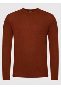 Stenströms Sweter 420096 1355 Bordowy Regular Fit. Kolor: czerwony. Materiał: wełna #5