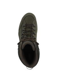 Buty trekkingowe męskie Lowa Renegade Evo Mid Gtx. Wysokość cholewki: za kostkę. Zapięcie: sznurówki. Kolor: zielony. Materiał: materiał, skóra, syntetyk. Szerokość cholewki: normalna