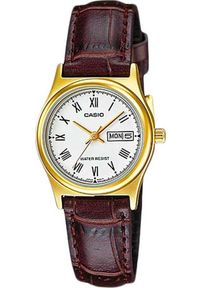 Zegarek Casio Zegarek marki Casio model LTP-V006 kolor Brązowy. Akcesoria damski. Sezon: Cały rok NoSize. Kolor: brązowy #1