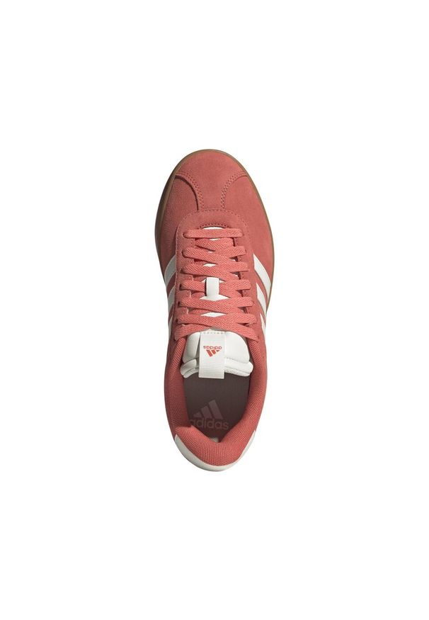 Adidas - Sneakersy damskie ADIDAS VL Court 3.0. Kolor: pomarańczowy. Materiał: guma, kauczuk, skóra. Sport: skateboard