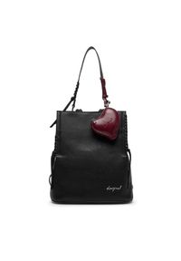 Desigual Plecak Torio 26SAKP21 Czarny. Kolor: czarny. Materiał: skóra #1